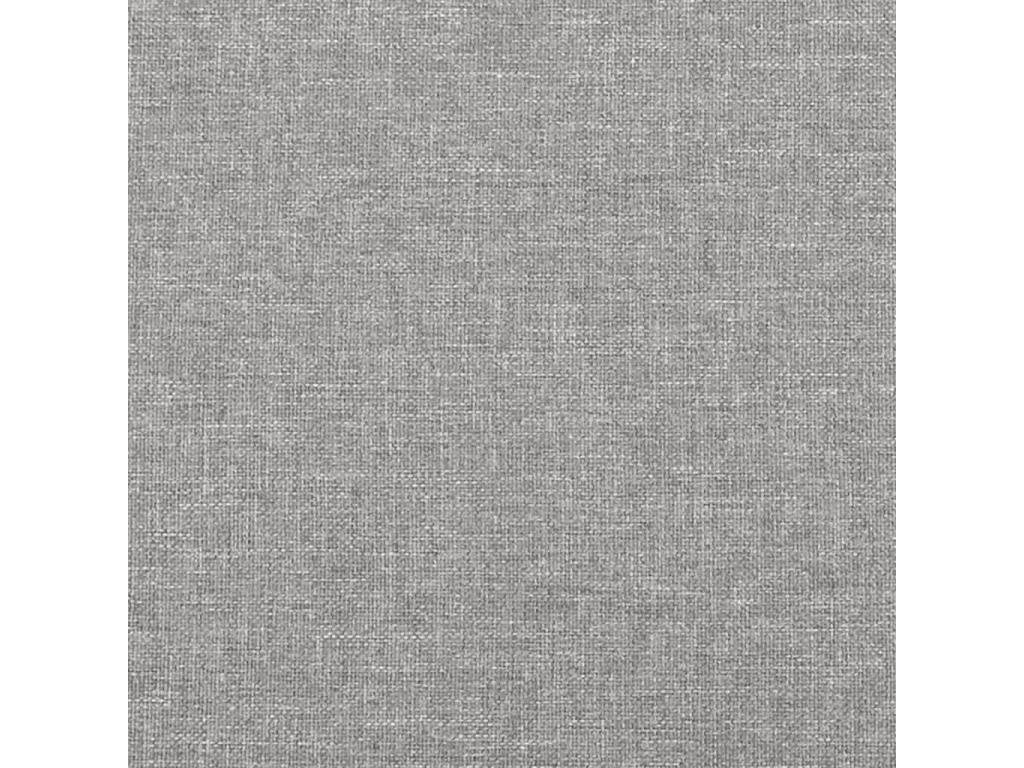 Têtes de lit 4 pcs Gris clair 100x5x78/88 cm Tissu YSKW62047