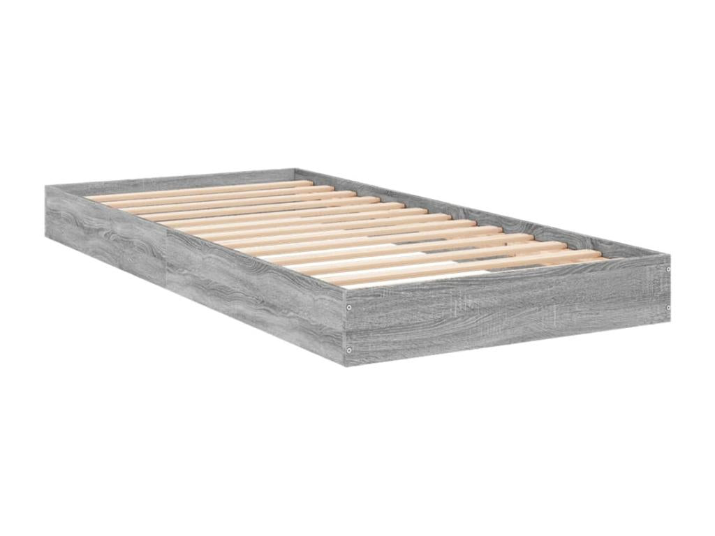 Cadre de lit sans matelas Boisona gris 90x200 cm SZXC71408