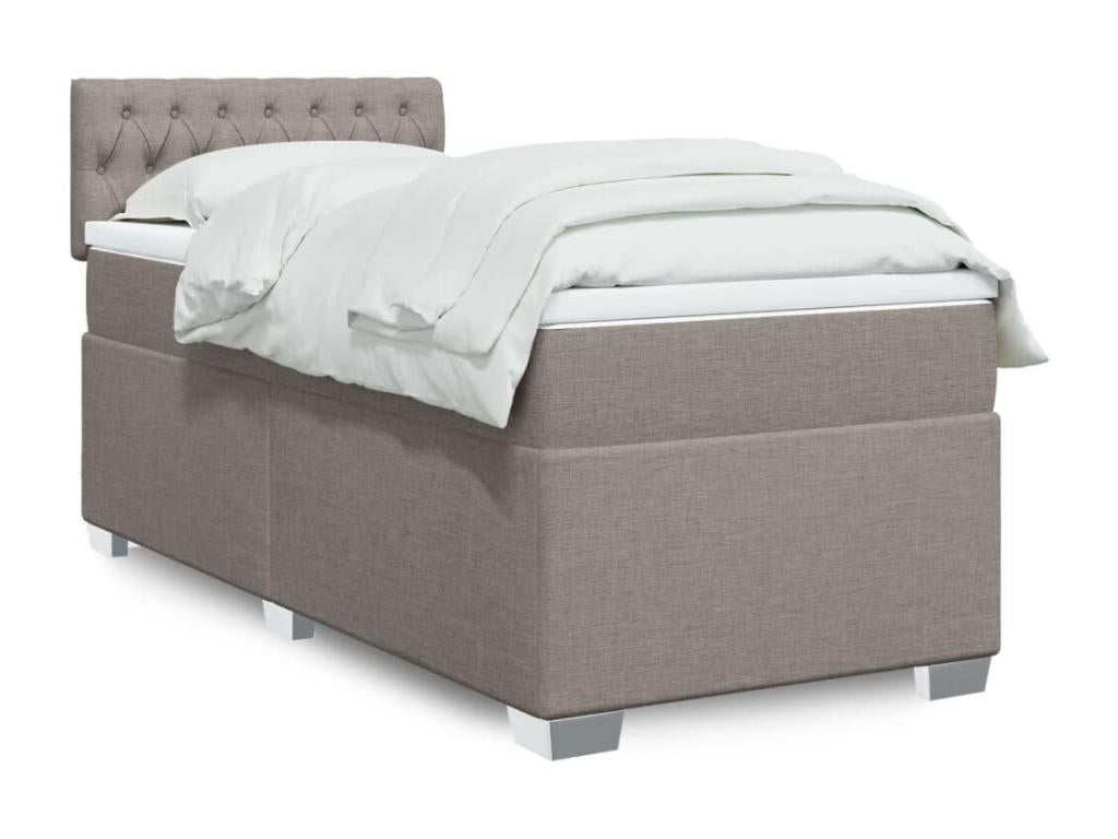Sommier à Boisona de lit avec matelas Boisona 90x190 cm Tissu ORXP53559