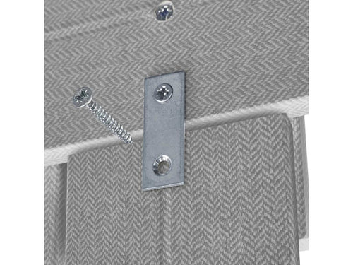 Boisona Tête de Lit Bois Recyclé Dm Style Vertical avec Pieds 145x115cm Lits 145 - Pointes Grises VRBZ46594