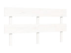 Cadre de lit avec tête de lit blanc 160x200 cm bois massif GXAY58162