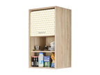 Meuble de rangement de cuisine M Chêne/Etoile jaune - Boisona KBWH48062
