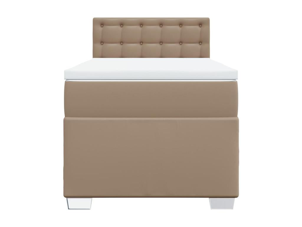 Sommier à Boisona de lit avec matelas Cappuccino 100x200 cm CTAW09153