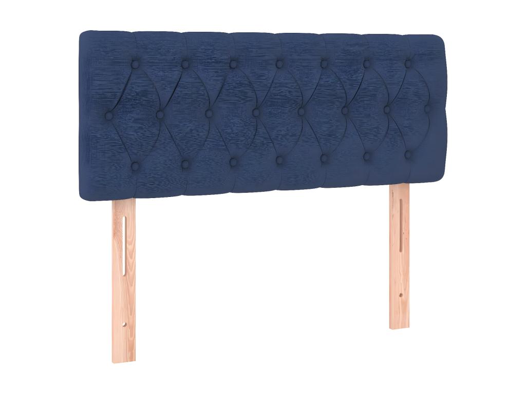 Tête de lit Bleu 100x7x78/88 cm Tissu JBES32397