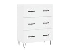 Buffet haut Blanc 69,5x34x180 cm Bois d'ingénierie WZCV08330