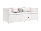 Lit de jour Blanc 90x190 cm Bois de pin massif VCMD40652