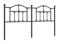 Tête de lit métal noir 180cm GPYP93620