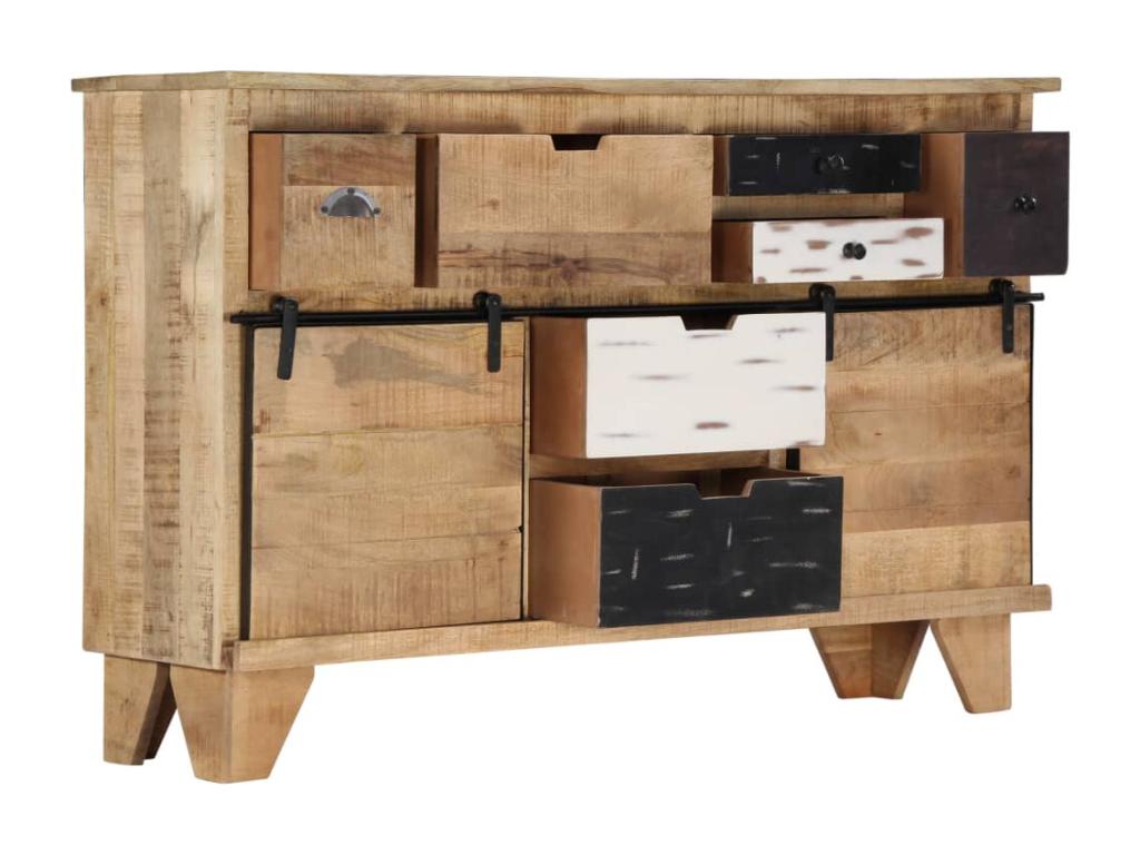Buffet 140x38x90 cm Bois de manguier massif PCBZ18998