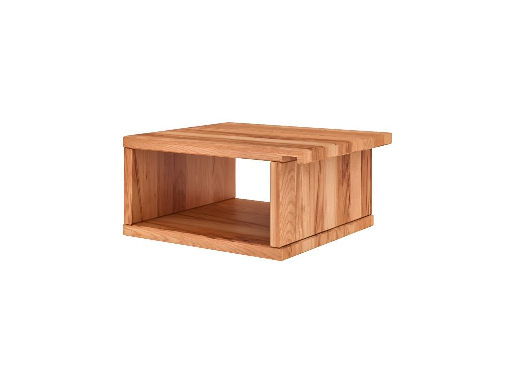 Boisona - Table de nuit suspendue en coeur de hêtre huilé naturel ERVD37666