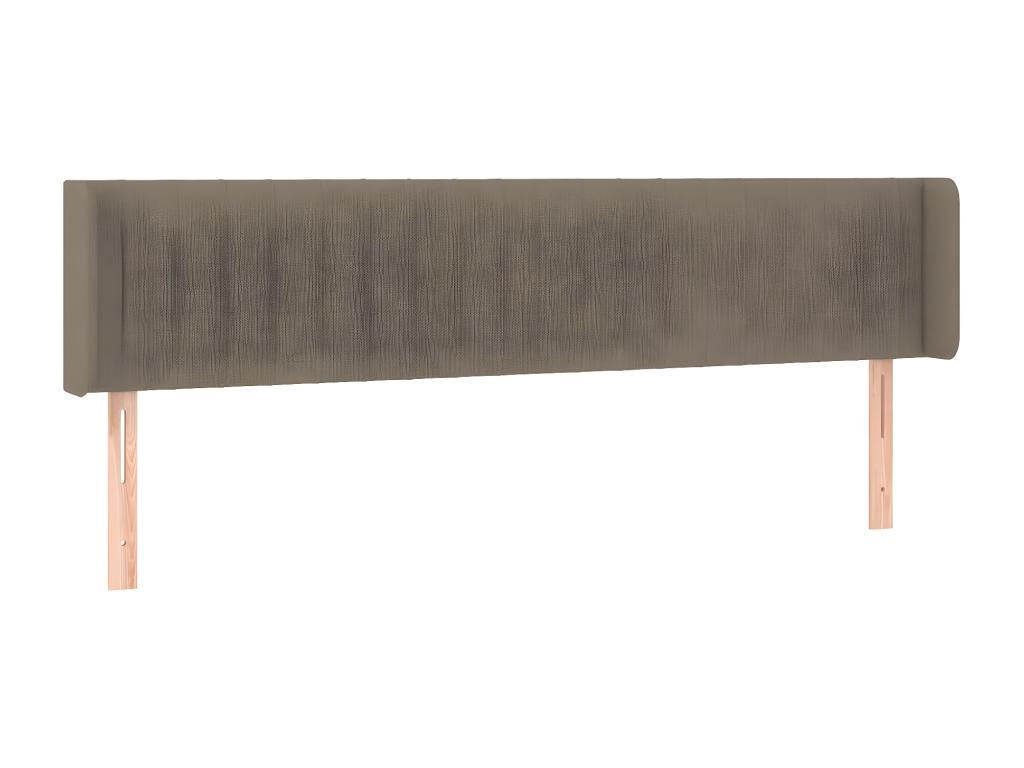 Tête de lit à LED Boisona 203x16x78/88 cm Tissu WPJF36607