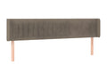 Tête de lit à LED Boisona 203x16x78/88 cm Tissu WPJF36607