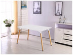 Boisona - Table Rectangulaire Style Scandinave - Blanc SVSI96191