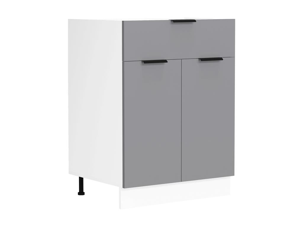 Elariva Armoire de cuisine Largeur 60 cm Tiroir Meuble bas Cuisine Fasola GWSS96028