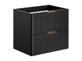 Armoire Sous Lavabos CUW60 2D 60x46x57 Noir OCDK25458