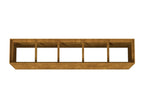 Lit surélevé de jardin 200x40x80 acier corten JZUG86333