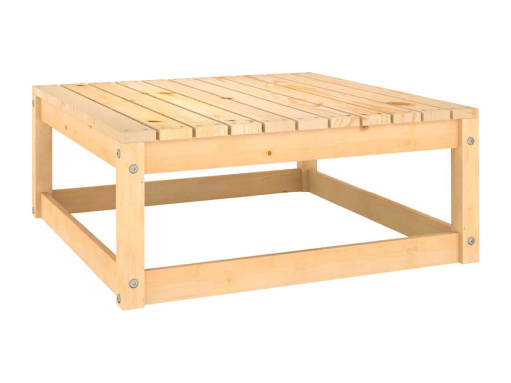 Salon de jardin 9 pcs avec coussins Bois de pin massif GEMV23341