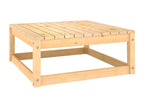 Salon de jardin 9 pcs avec coussins Bois de pin massif GEMV23341