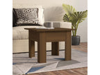 Table basse Chêne marron 55x55x42 cm Aggloméré BLMH28907