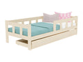 Lit 90x190 sommier et tiroir inclus Fence Bois SGCN13963