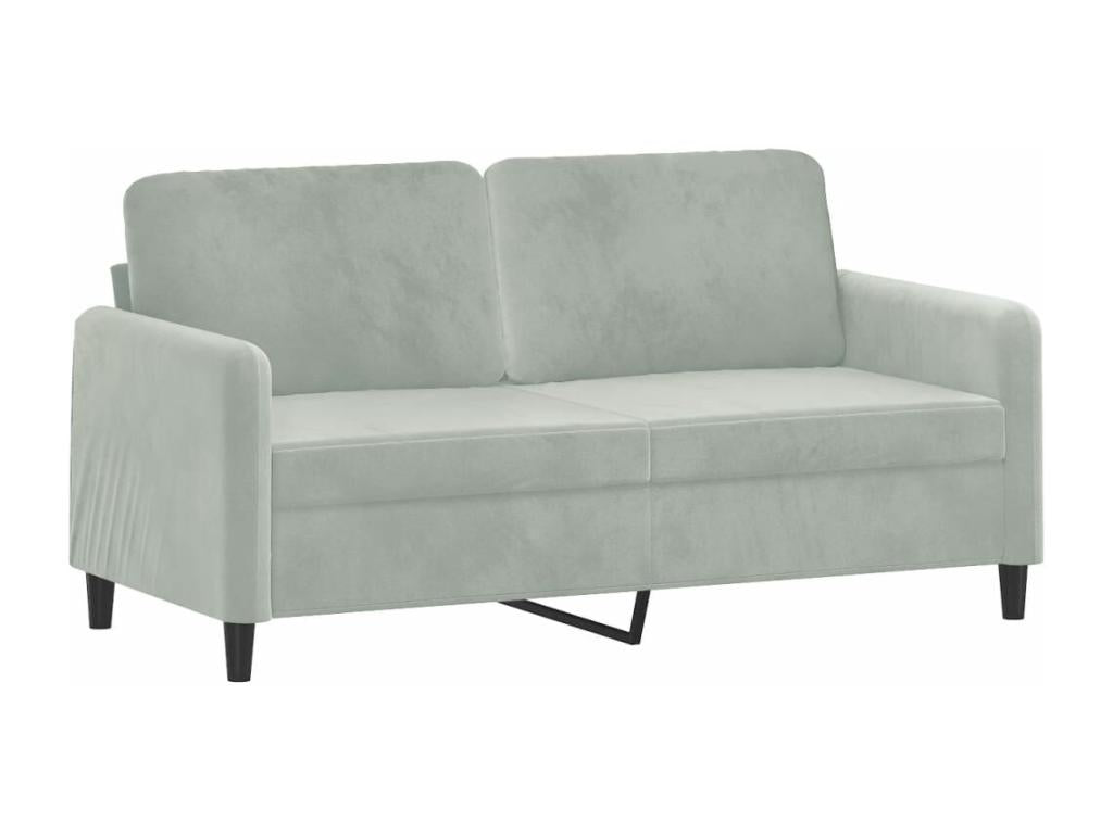 Ensemble de canapés 2 pcs gris clair velours JSRP41426