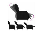 Fauteuil inclinable Noir Tissu OBWV11227