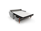 Boisona Canapé lit convertible en tissu doux imperméable T02 208 cm mat- 160x197 gris clair WEPZ96044