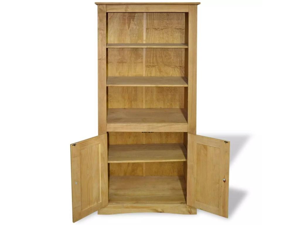 Armoire en bois de pin naturel