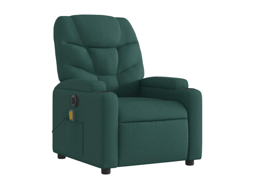 Fauteuil d'appoint en tissu vert