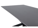 Table À Manger Boisona DT90 90x180x76 Noir ANSP93644