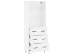 Buffet haut Blanc 69,5x34x180 cm Bois d'ingénierie WZCV08330