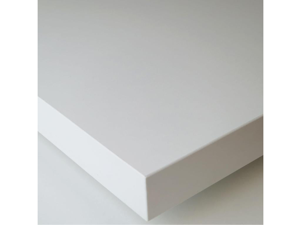 Table en bois massif blanc