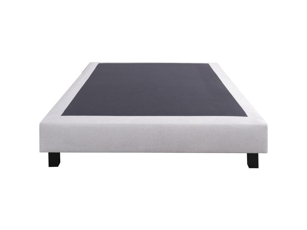 Ensemble Sommier gris 20cm et Matelas Boisona 20 cm mousses haute densité ferme face été/hiver 160x200cm IBID29099