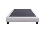 Ensemble Sommier gris 20cm et Matelas Boisona 20 cm mousses haute densité ferme face été/hiver 160x200cm IBID29099