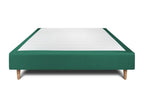 Sommier Tapissier Velours Vert 140x190 H35cm HZWX99499