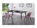 Table de repas en MDF et acier Boisona 180x90 cm RSUU51052