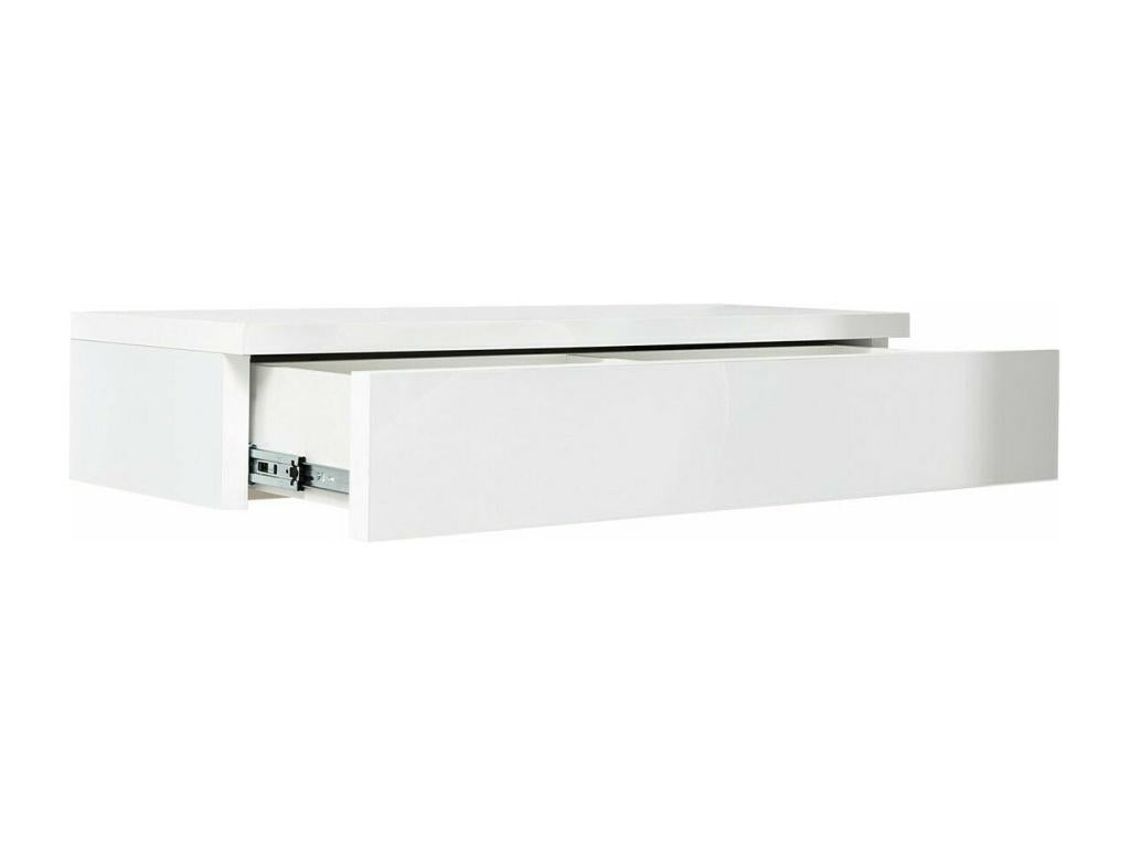 Coiffeuse Boisona 186 Blanc brillant - Blanc 20x100x38cm WGXM50717