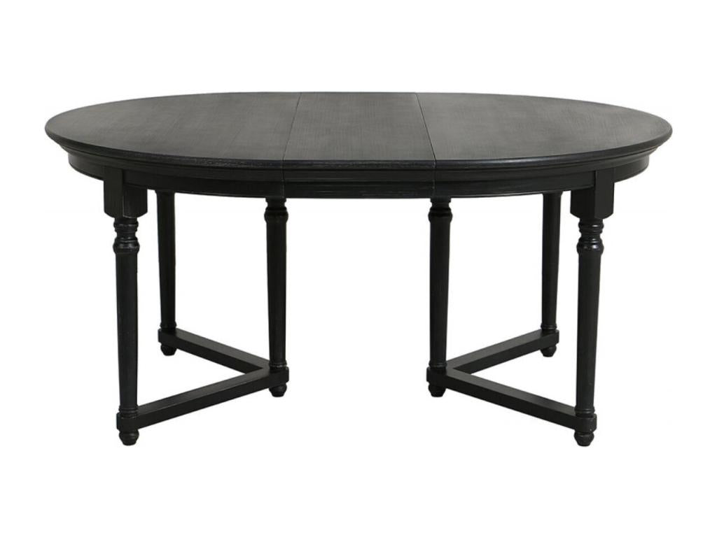 Table Ronde Extensible 6 Pieds Bois-Boisona Noir - Boisona HYXS85775