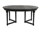 Table Ronde Extensible 6 Pieds Bois-Boisona Noir - Boisona HYXS85775