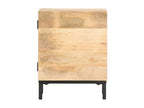 Table de chevet 40x30x51 Bois de manguier solide CVEO62598