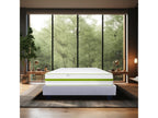 Ensemble Matelas Boisona 30 cm mousses haute densité ferme face été/hiver sommier gris ep20cm 90x190cm CSFC11886
