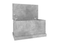 Boîte de rangement gris béton 70x40x38 bois d'ingénierie VDUJ74487