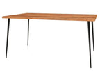 Boisona - Table en cœur de hêtre huilé naturel 100x180 QQPQ89267