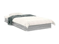 Cadre de lit sans matelas Boisona gris 90x200 cm SZXC71408