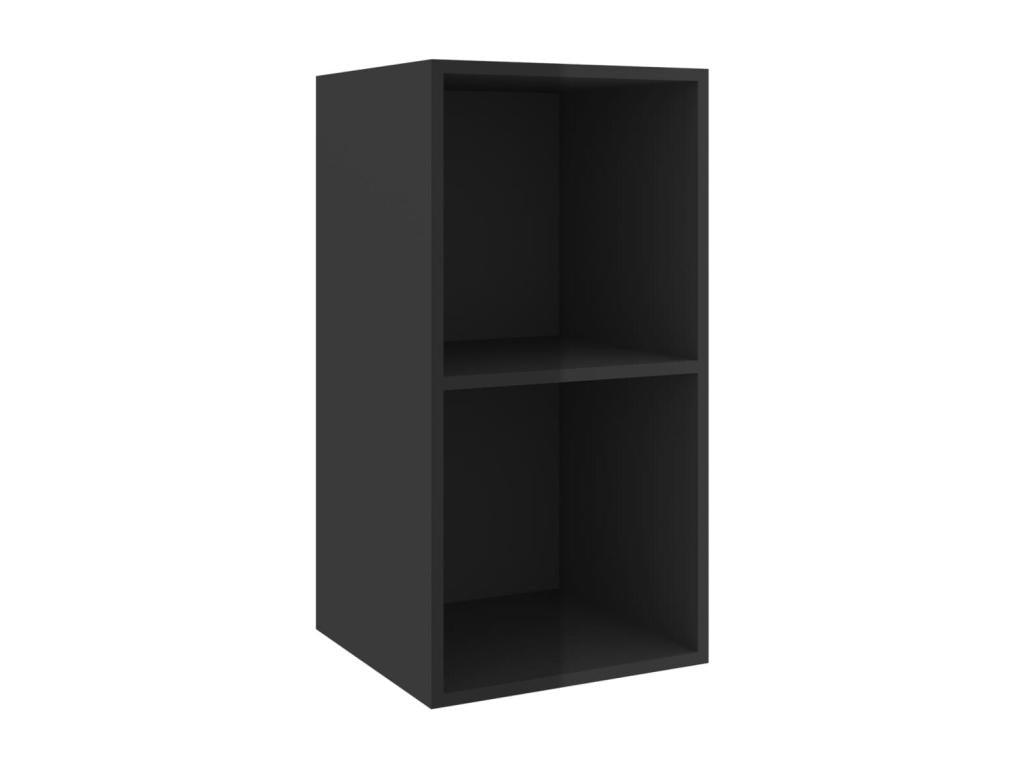 Ensemble de meubles TV 3 pcs Noir brillant Bois d'ingénierie YTXG17325