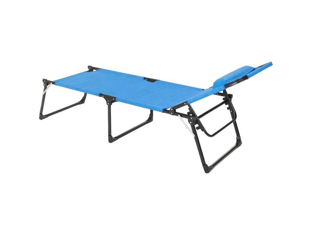 Bain de soleil pliable en aluminium transat de plage Boisona ZZNV00450