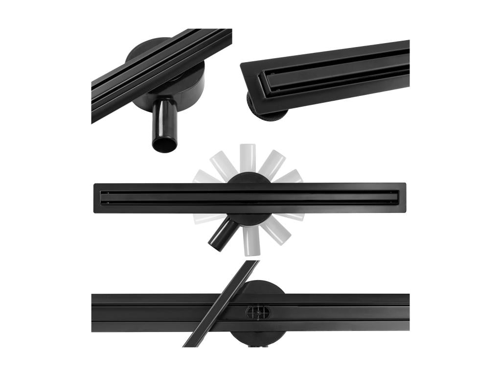 Drain Linéaire Boisona Eco360 Slim 90 Noir XRQB98999