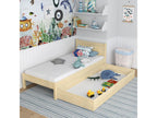 Lit simple en bois - avec tiroir N02 Pin Clair 120x190 ZJPR84686