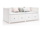 Lit de jour Blanc 90x190 cm Bois de pin massif VCMD40652
