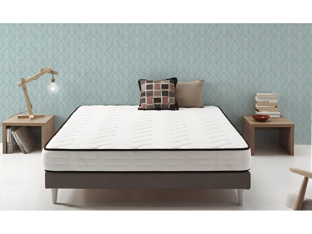 Matelas Boisona 105x180 Luxe Cachemire Hauteur 15 cm /-2 Fermeté Moyenne-Haute. QFSE87300