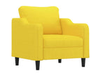 Fauteuil Jaune clair 60 cm Tissu CNMU07363